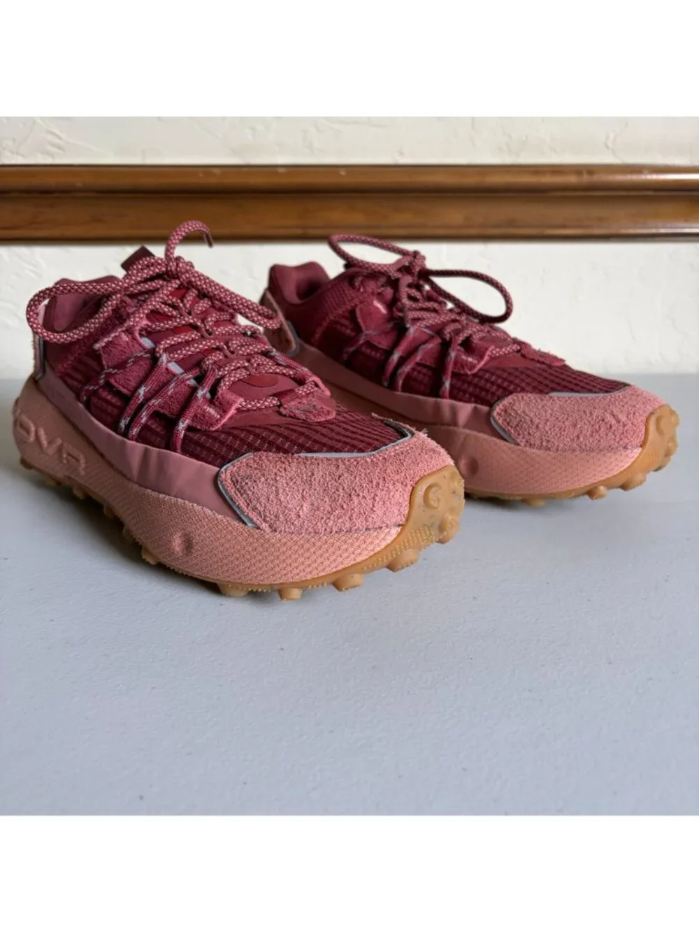 Under Armour Fat Tire Venture Pro Shoes Men's US 8 Cinna Red Canyon Pink Bulky R